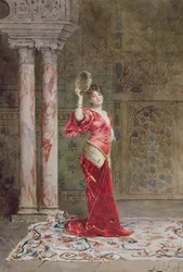 Een oosterse danseres, 1877